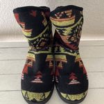 Indigo rd. Aztec Knit Slip On Fleece Boots Photo 2