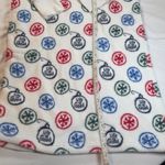 Life is Good Women's XS Fleece Hooded Sleep Cozy Shirt Dress Christmas Ornaments Photo 8