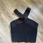 Aritzia Aritizia Black Babton Cross-neck Top Photo 2