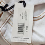 We Wore What White Jeans Size 26 NWT Distressed White Denim Photo 11