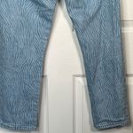 Levi's Levi’s 501 Button Fly Jeans Sz 26 Blue Wavy Design Straight or Tapered Leg Photo 6