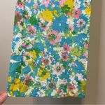 ZARA  linen blend floral pants NWOT Photo 3