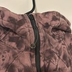 Lululemon  Purple Full Zip Scuba With Hoodie Patterned Floral Size 6 Photo 1