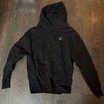 ZARA Japanese Black Cat Embroidered Hoodie Sweatshirt Photo 0