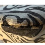 Life is Good  Brown Tan Paisley Lined Canvas Purse Tote Hand Shoulder Bag Photo 3