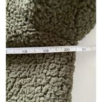 Ci Sono Faux Fur Olive Green Zippered Hooded Jacket Soft Plush Warm Cozy Sz L Photo 4