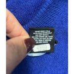 C by Bloomingdale 100% 2 Ply Cashmere Sweater Electric Blue Small (Tags says M) Photo 5