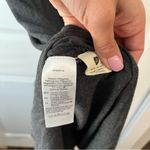 Madewell  crew neck T-shirt dress in Heather Charcoal size small Photo 2