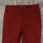 Judy Blue Wide Leg Jeans Women's Size 15/32 Burgundy Red Front Seam High Rise Photo 1
