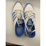 Adidas Adicross Womens Golf Shoes White Blue Low Top Lace Up Shoes Size US 7.5 Photo 3
