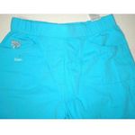Womens Quacker Factory Dream Jeannes S Capri Turquoise Blue Pull On Pants Rhines Photo 2