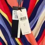 Anthropologie PLENTY BY TRACY REESE Daphne Wrap Dress Striped Maxi Colorful Large Photo 8