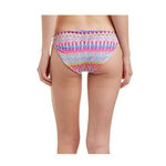 PilyQ  Bikini Bottom Reversible Blue Tie Dye $76 Ruched Back Photo 6