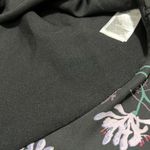 Banana Republic  women’s size 14 black floral ruffle wrap dress ties at waist nwt Photo 10