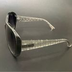 Michael Kors MICHAEL  Carolina Black Cat-eye Oval Oversized Women’s Sunglasses Photo 8