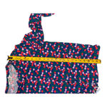 BODEN Marina Cherry jersey shirt WOMENS SIZE 14 100% cotton Blue Photo 2