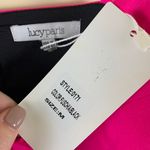 Lucy Paris  Fuchsia Black Color Block Cut Out Mini Dress Size Medium Photo 7