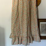 J.Crew peach Puff Sleeve Cotton Midi Dress Photo 7