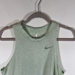 Nike  Green Cotton Blend Activewear Tank Ruched Side Beach Cut-out‎ Womens Size S Photo 1