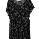 Torrid  Multi-Color Floral Print Challis Lace Up Sleeve Dress Size 3X 11024347. Photo 1