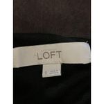 Loft  Dress Womens Small Gray Knit Long Sleeve Ruched Side Sheath Work Office Photo 8