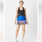 Lucky in Love Women's Neon Long Glow Skirt medium Blue Photo 2