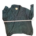 Maeve Anthropologie  Almeria Emerald Green Paisley Blouse Sz Small Photo 12