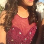 Macy's Magenta Prom Dress Photo 3