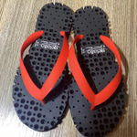 Gelato by Gelateria Italiana Red & Black Flip Flops – Size 8 – NWOT Photo 0