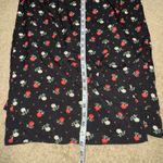 Commense Floral Midi Dress Short Sleeve Wrap Style Black Red Flowers M Size M Photo 8