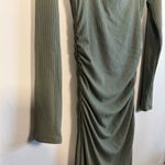 Windsor Olive Green Long Sleeve Dress Photo 3