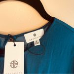 Socialite  long sleeve mini dress in a rich teal blue, size Medium Photo 1