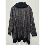 J.Jill Pure Jill Sweater M/L Petite Marled Chunky Knit Cowl Neck Dolman Sleeve Photo 2