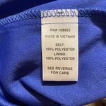 Rabbit Rabbit Rabbit Short Sleeve Fit & Flare MIDI Printed Dress Red Blue Size 10 Photo 11