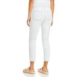 Jonathan Simkhai Organic Light Blue Henley Tie Waist Straight Leg Jeans Sz 30 Photo 2