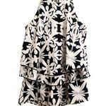 Tyche  Black White Spaghetti Strap Swing Cami Tiered Top Matching Shorts Set SM Photo 0