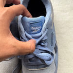Reebok  Classic Harman Run Shoes Womens Size 8M Blue Suede Sneakers‎ Retro Photo 4