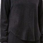 Alala Revolve Curved Hem Knit Jumper Sweatshirt in Black Photo 0