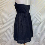 Anthropologie Moulinette Soeurs Dress Lace Crochet Strapless Black Size 6 Photo 4
