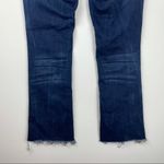 Amethyst Jeans  Dark Wash Boot Cut Raw Hem Photo 7