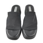 Steve Madden Slinky Black Open Toe Slip On Platform Wedge Sandals Size 41 US10.5 Photo 1