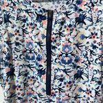 Athleta โ Half zip ruched Tank top, floral Women's size Small Photo 2