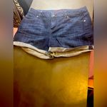 Elle  Dark Blue Jean Shorts Photo 1