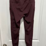 90 Degrees by Reflex 90 Degrees burgundy leggings, Sz M Photo 1