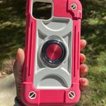 IPhone 11 Pro Max Rose Hybrid Heavy Duty 360 Ring Case Multiple Photo 1