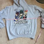 My Hero Academia Unisex Grey Graphic Hoodie. Size Medium Photo 2