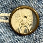 Vintage STONEBROOK Blue White Embroidered Denim Vest M Size M Photo 6