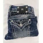 Miss Me JE5652ER Easy Boot Cut Flap Pockets Bling Jeans Distressed Size 26 Photo 0