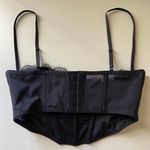 Urban Outfitters Black Floral Lace Corset Photo 4