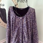 Eshakti  Dress 18 White Geometric Midi Button Front Poly Garden Photo 1